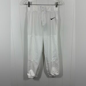 NEW Nike Engineered Size Medium Boys Baseball Pants White Jogger